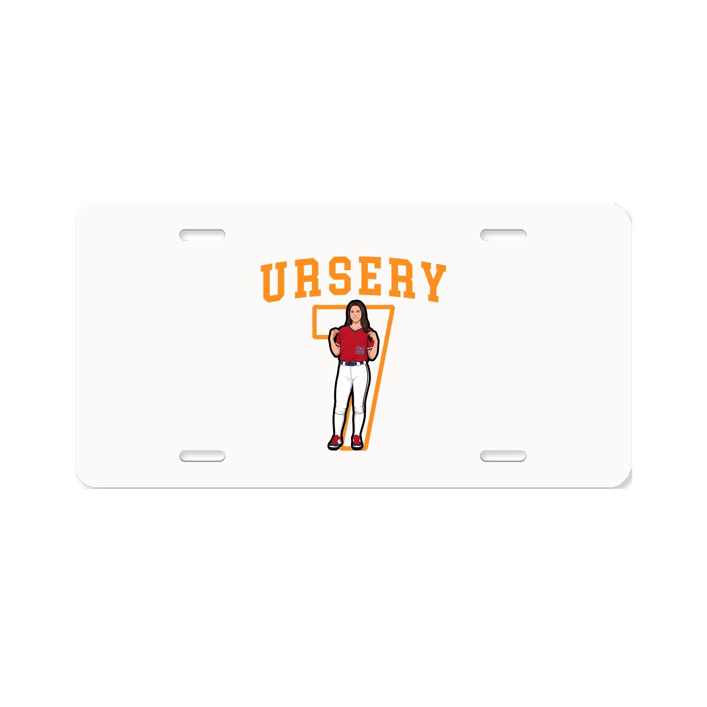 License Plate — Shirsey in Classic