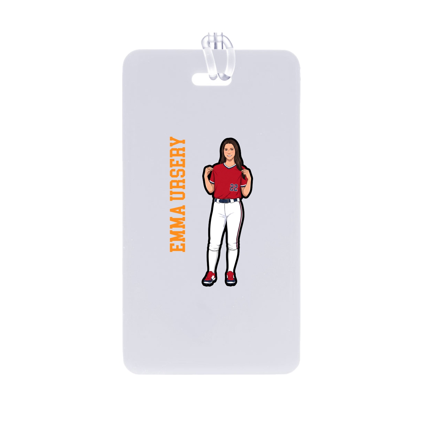 Bag Tag — Name Vertical in Classic