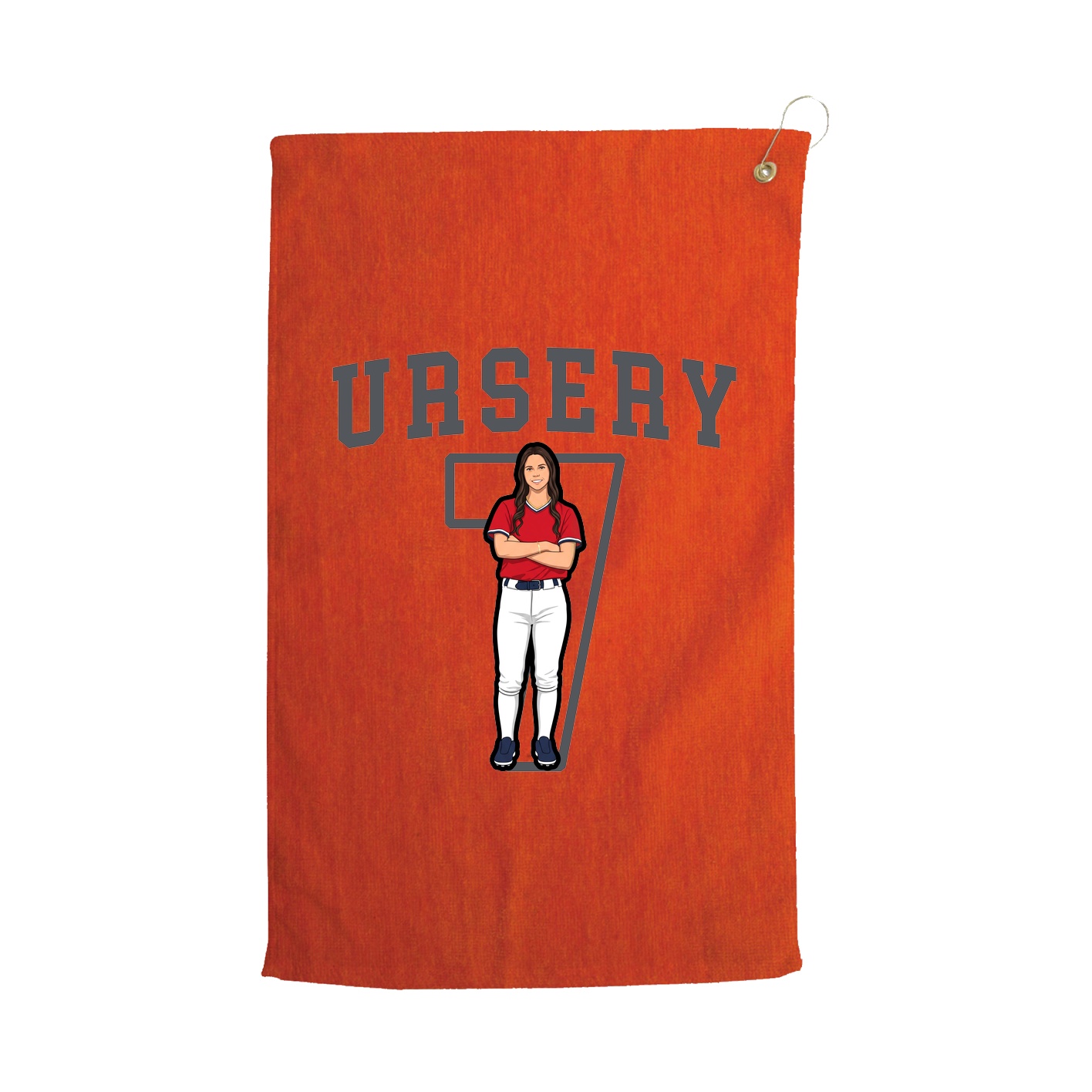 Golf Towel — Shirsey in Orange