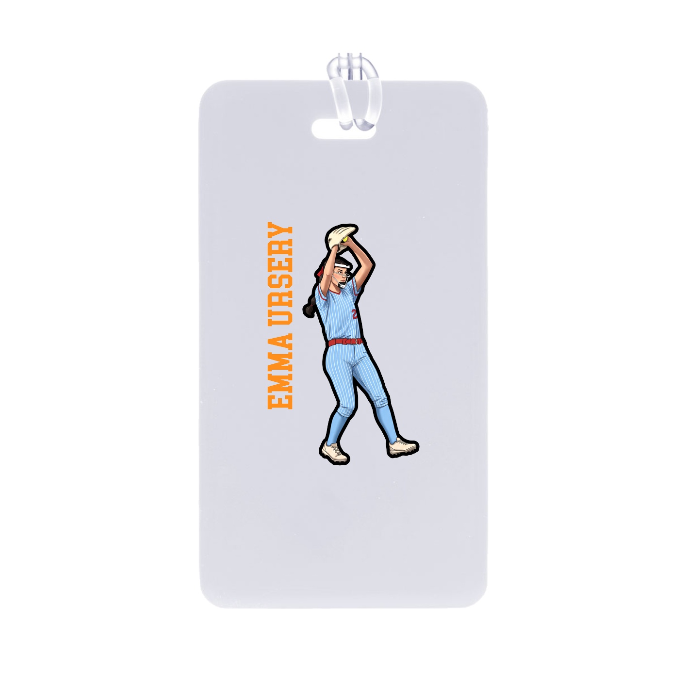 Bag Tag — Name Vertical in Classic