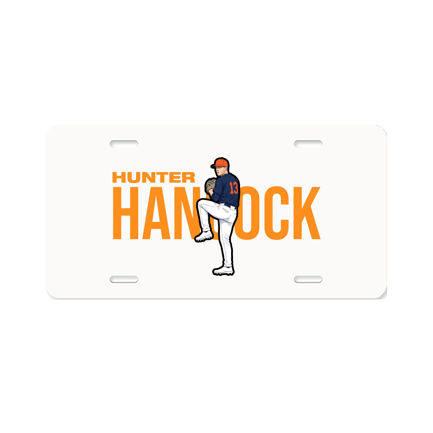 License Plate — Player Name in Classic