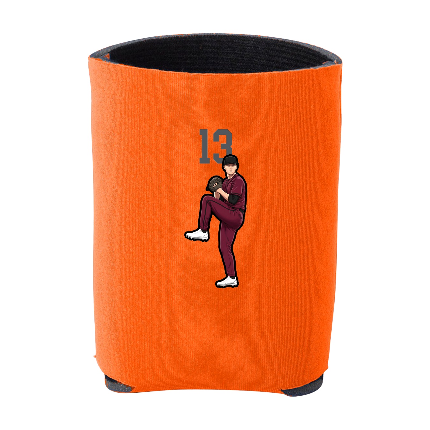 Can Holder — Number Top in Orange