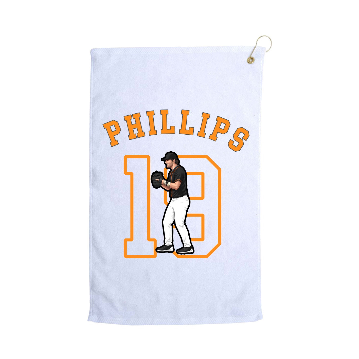 Golf Towel — Shirsey Arch in White