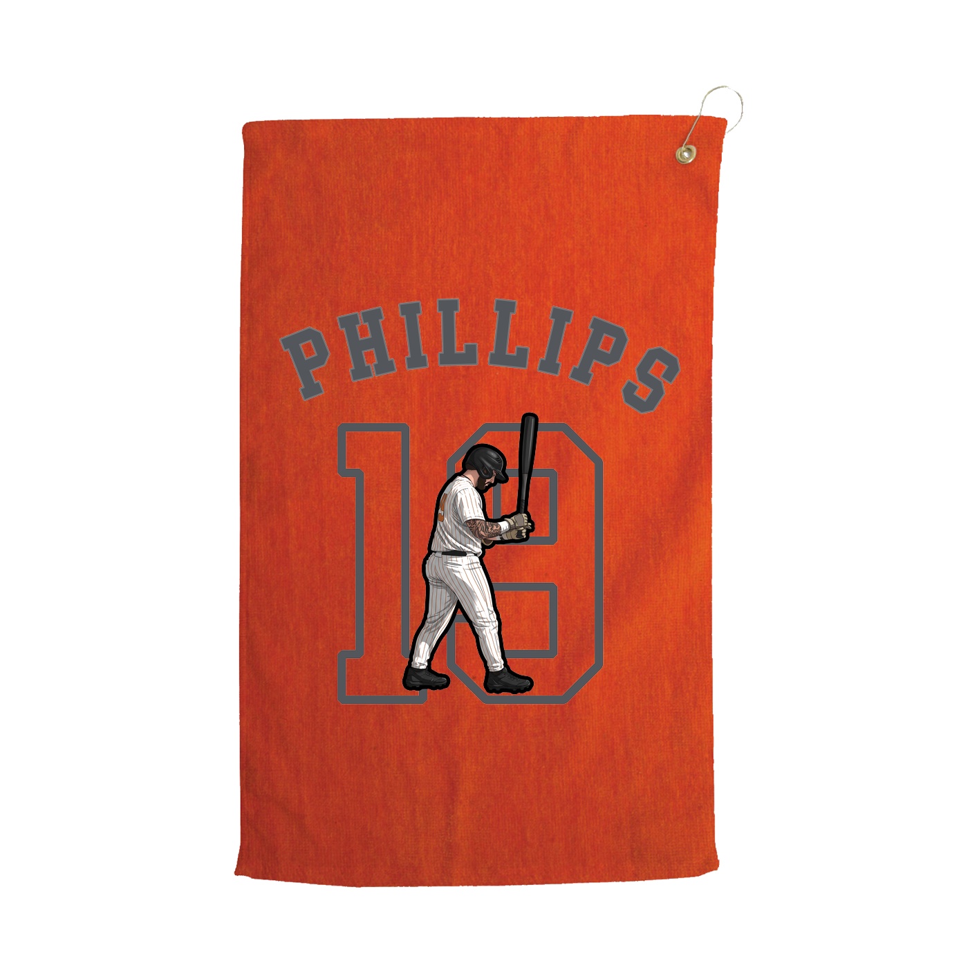 Golf Towel — Shirsey Arch in Orange