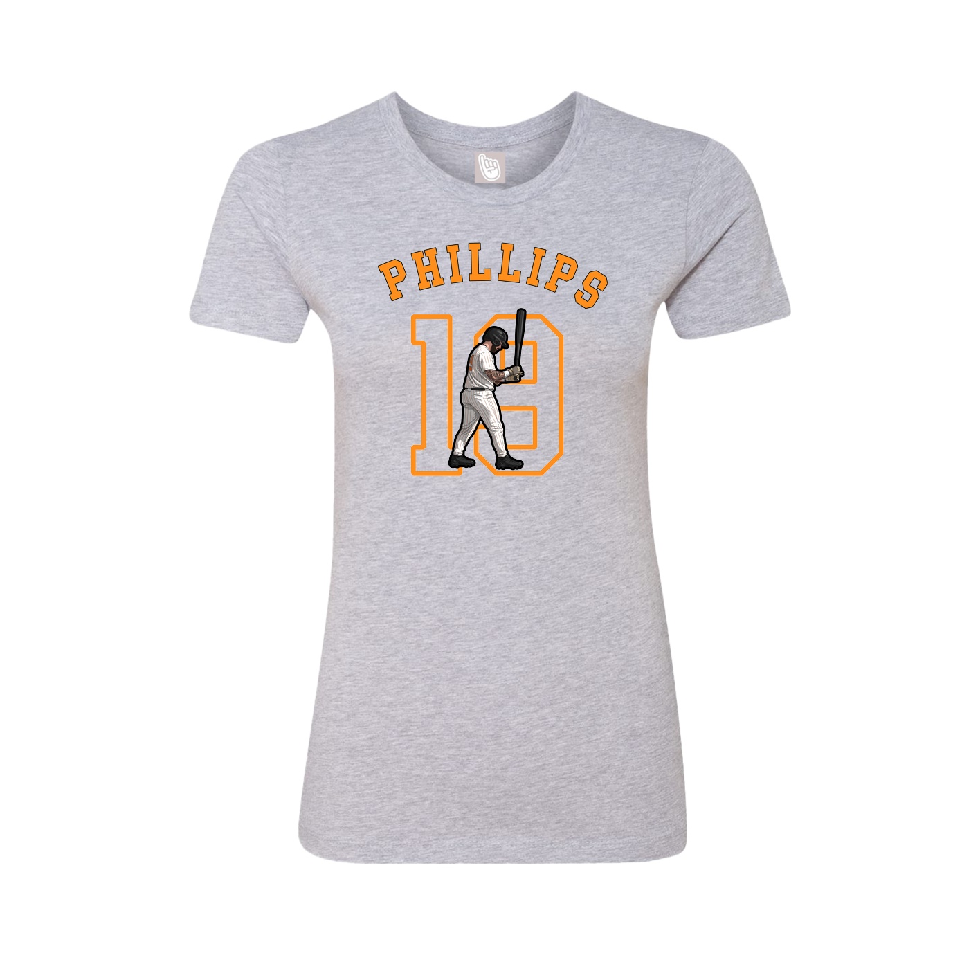 Fitted Women's Tee — Shirsey Arch in Grey