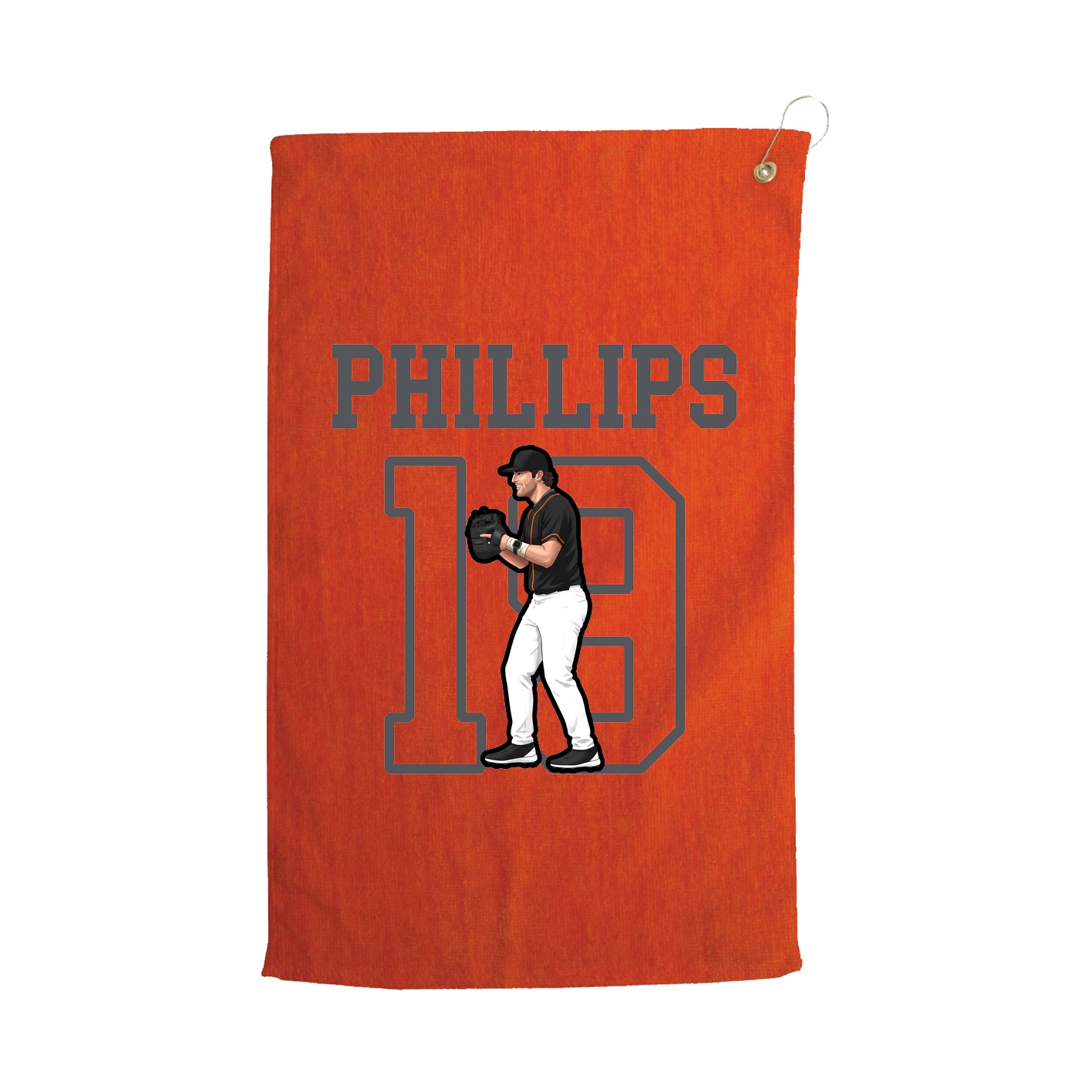 Golf Towel — Shirsey in Orange