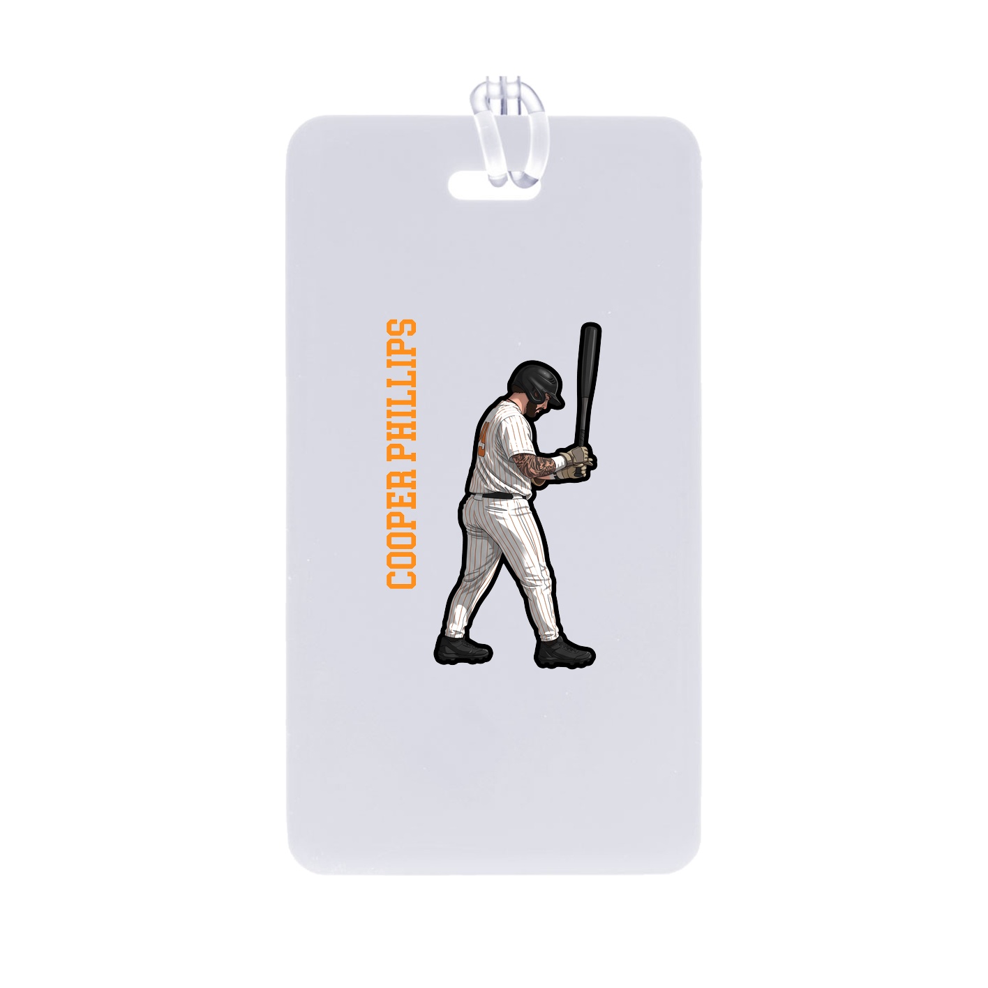 Bag Tag — Name Vertical in Classic