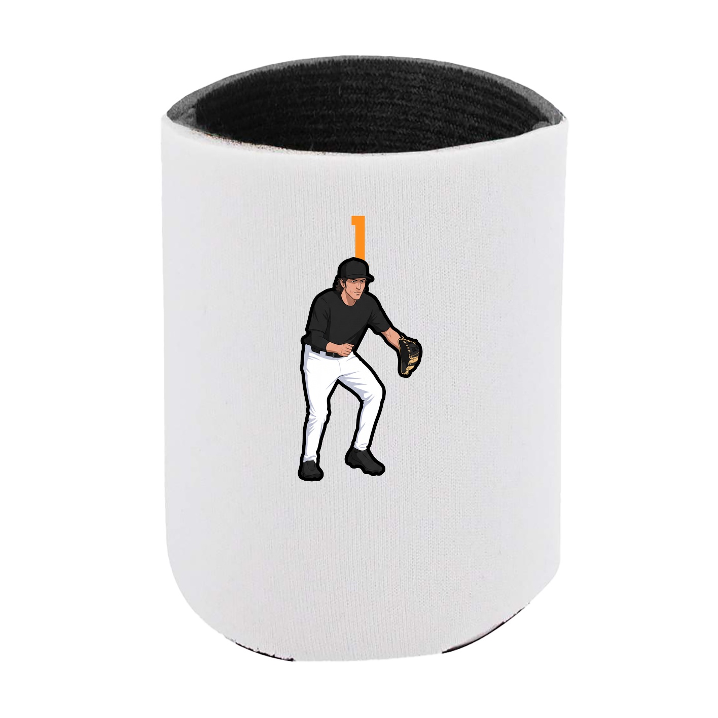 Can Holder — Number Top in White