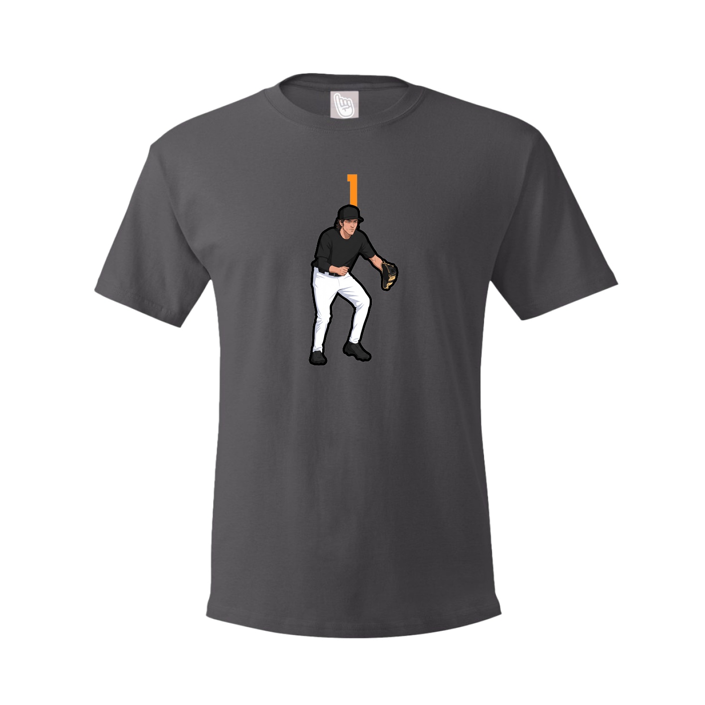 Tee — Number Top in Grey