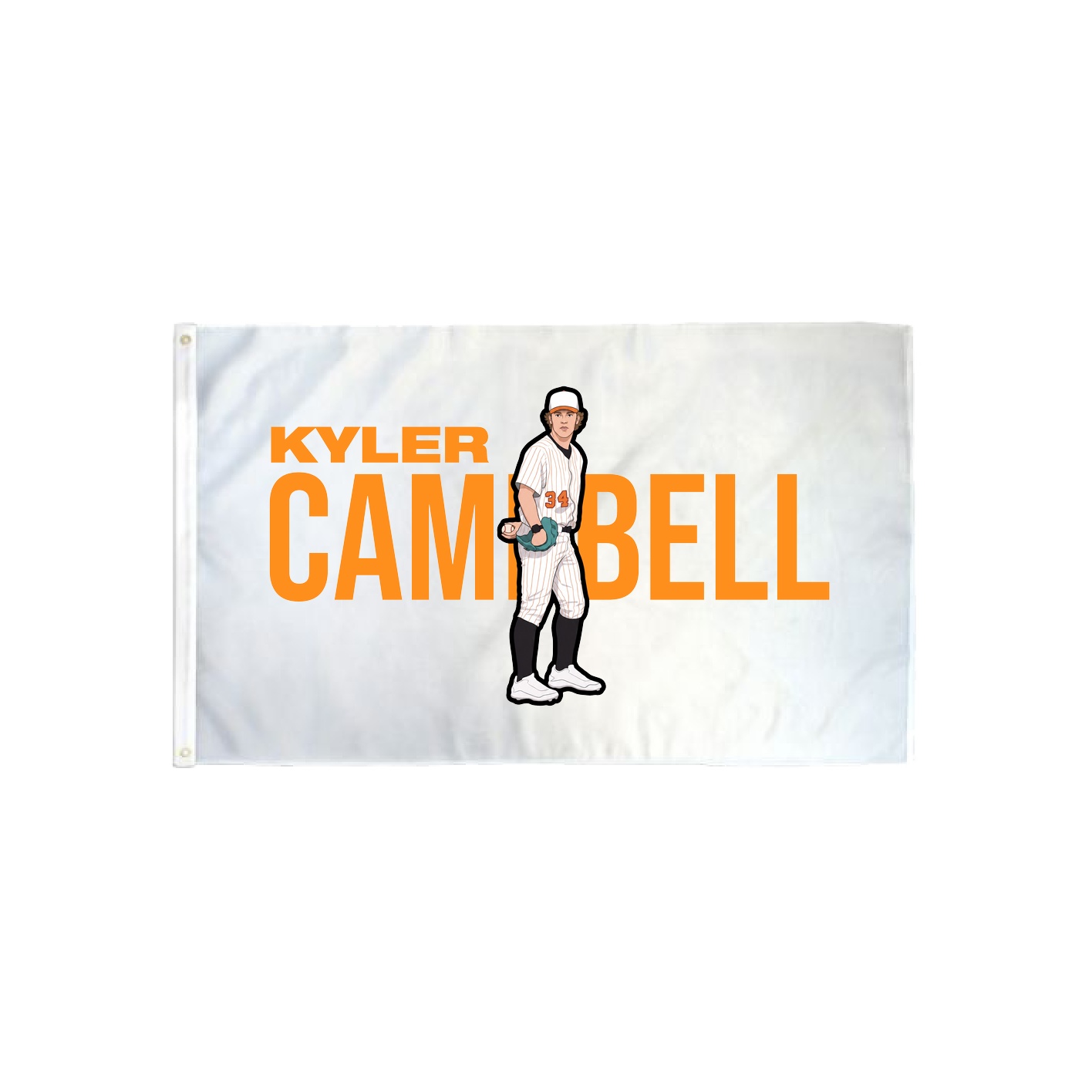 3x5 Flag — Player Name in Classic
