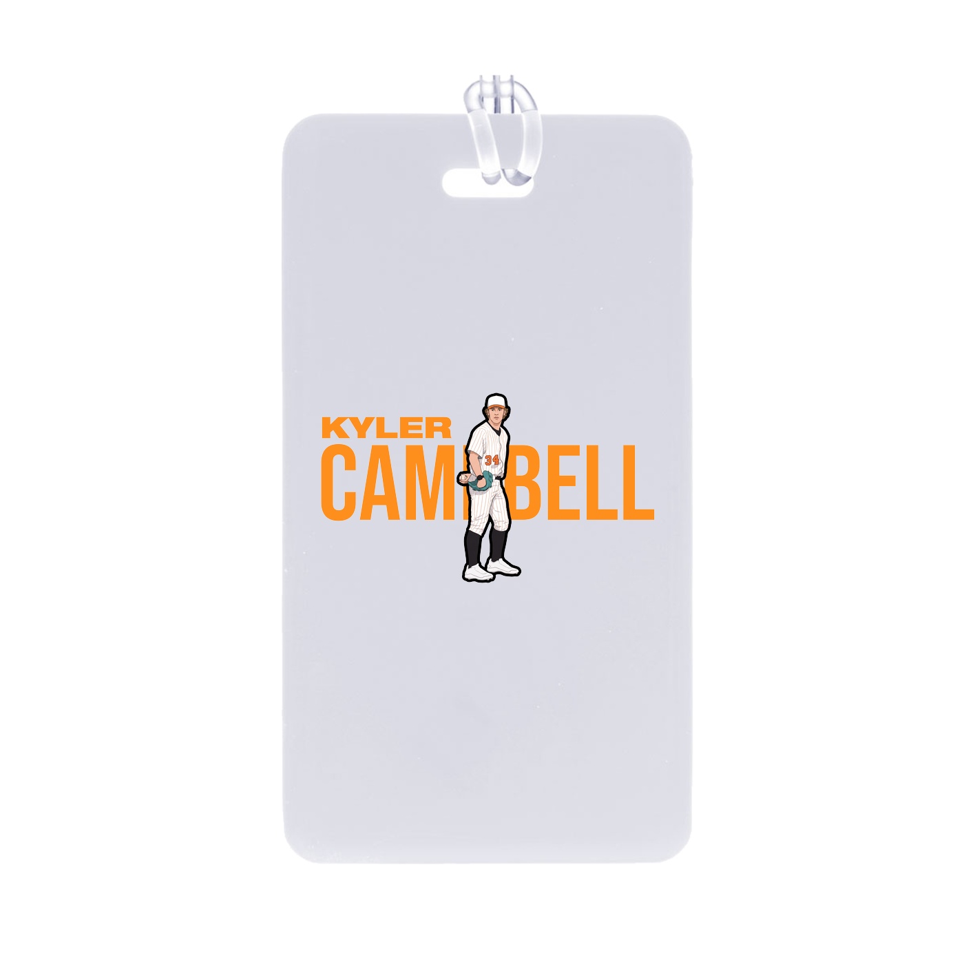 Bag Tag — Player Name in Classic