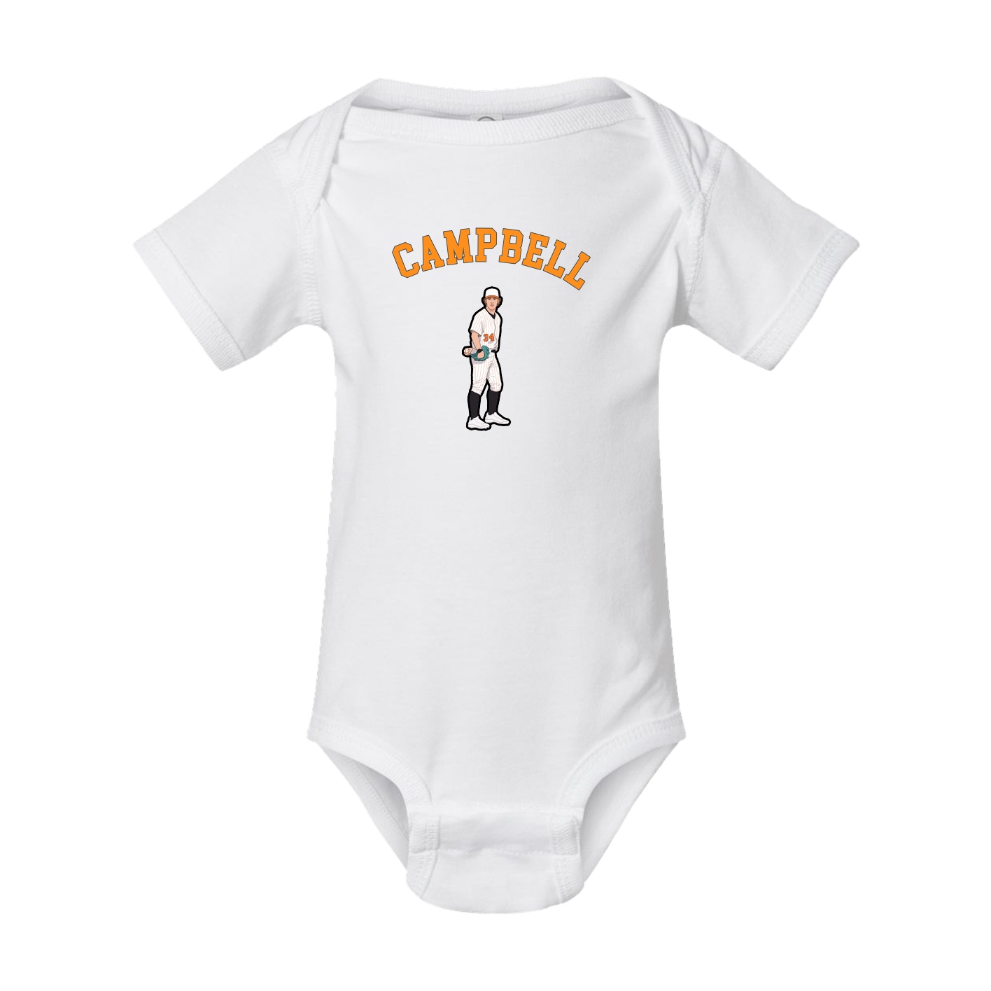 Baby Onesie — Shirsey Arch in White
