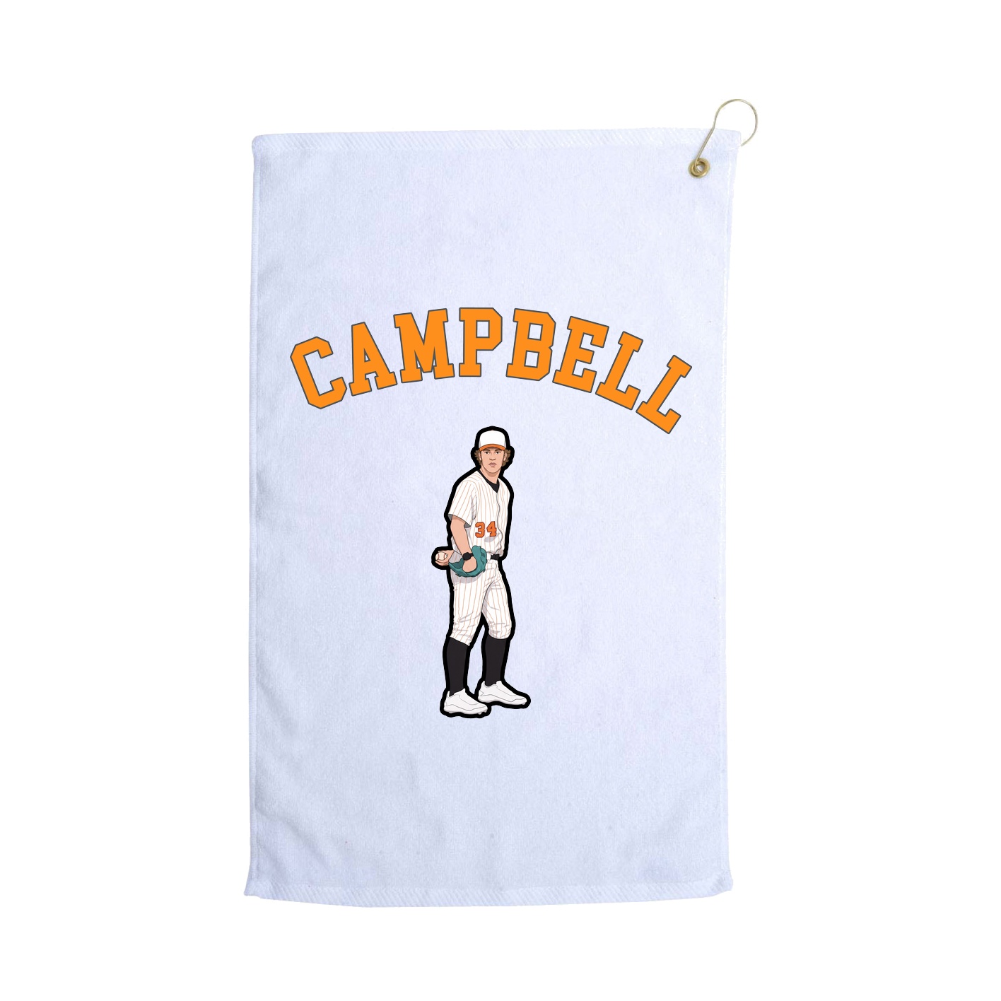 Golf Towel — Shirsey Arch in White