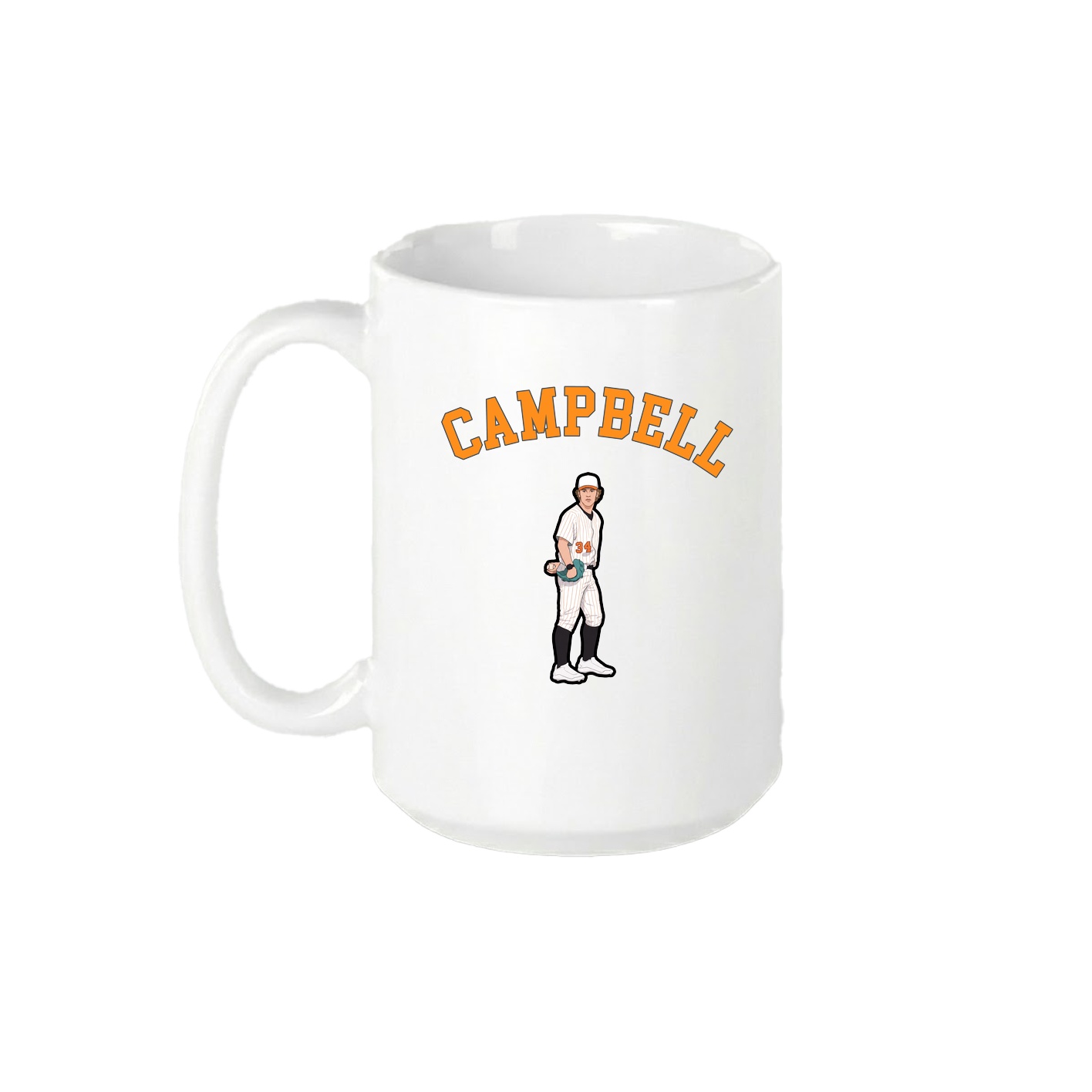 15oz Coffee Mug — Shirsey Arch in White