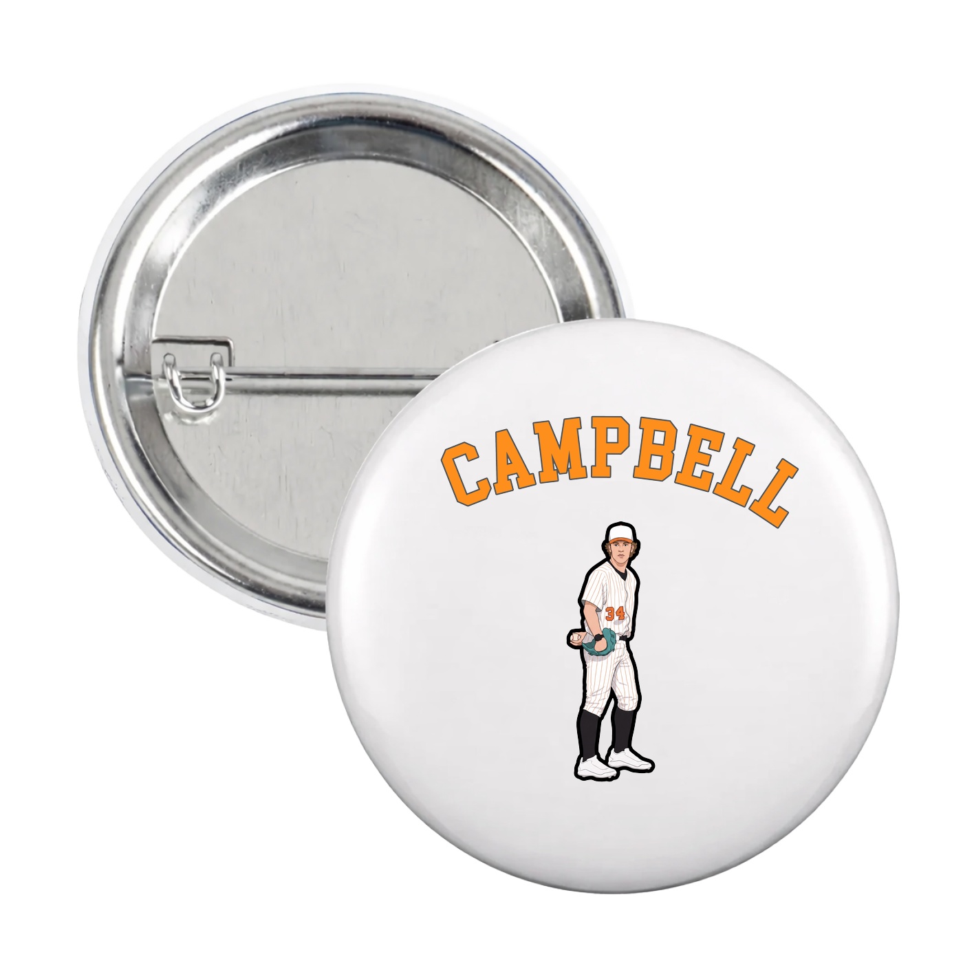 Game Day Button — Shirsey Arch in White
