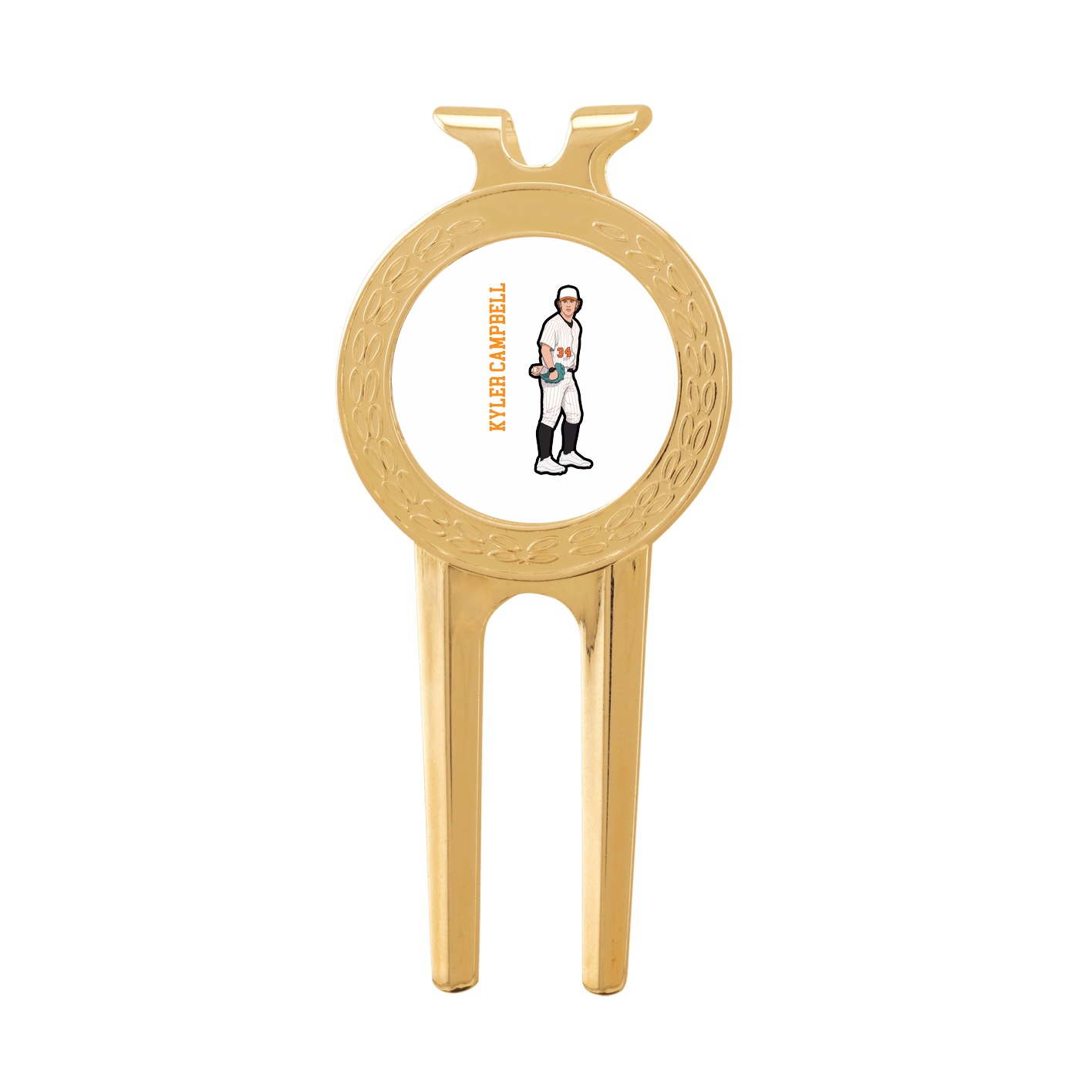 Divot Tool with Ball Marker — Name Vertical in Classic