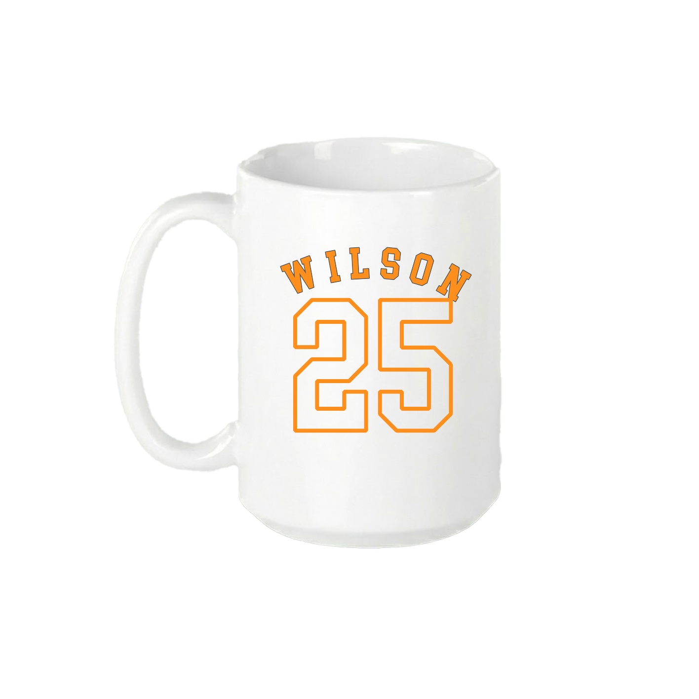 15oz Coffee Mug — Shirsey Arch in White