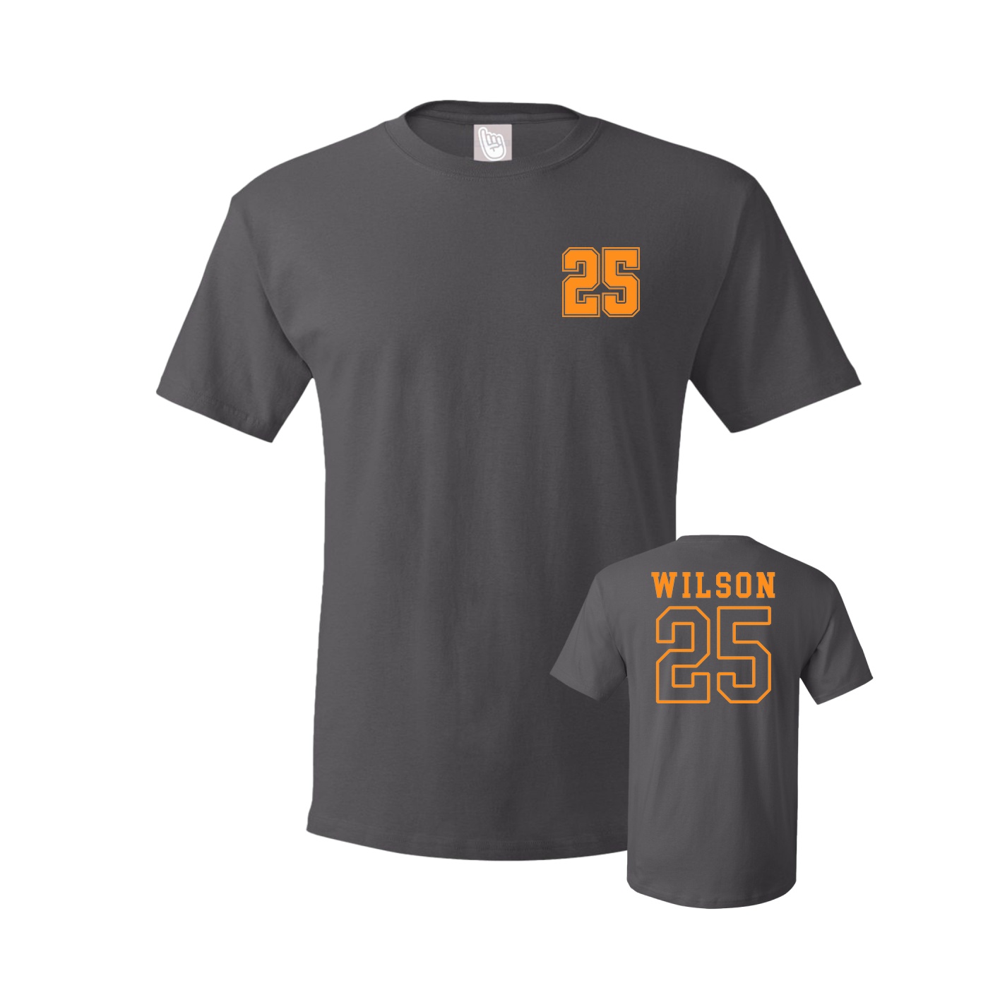 Tee — Chest Back in Grey