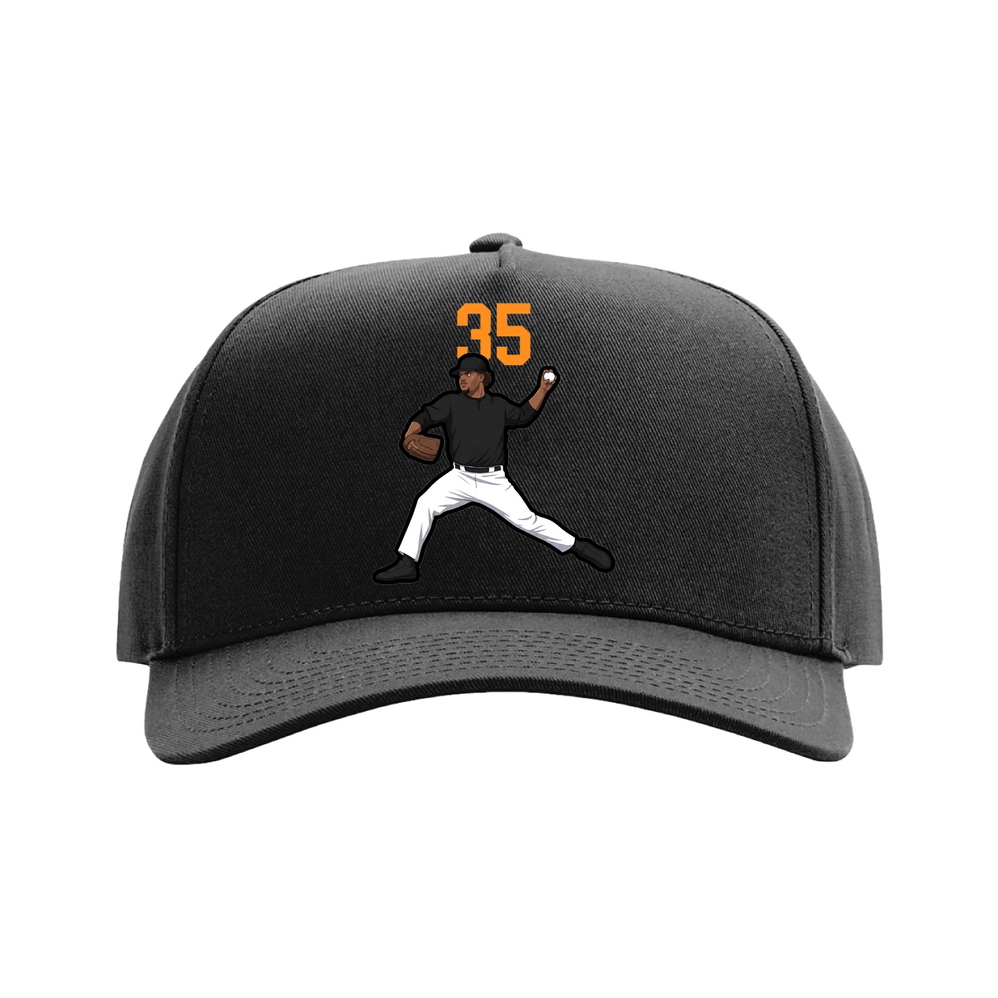 Full Fabric Five-Panel Champ Cap