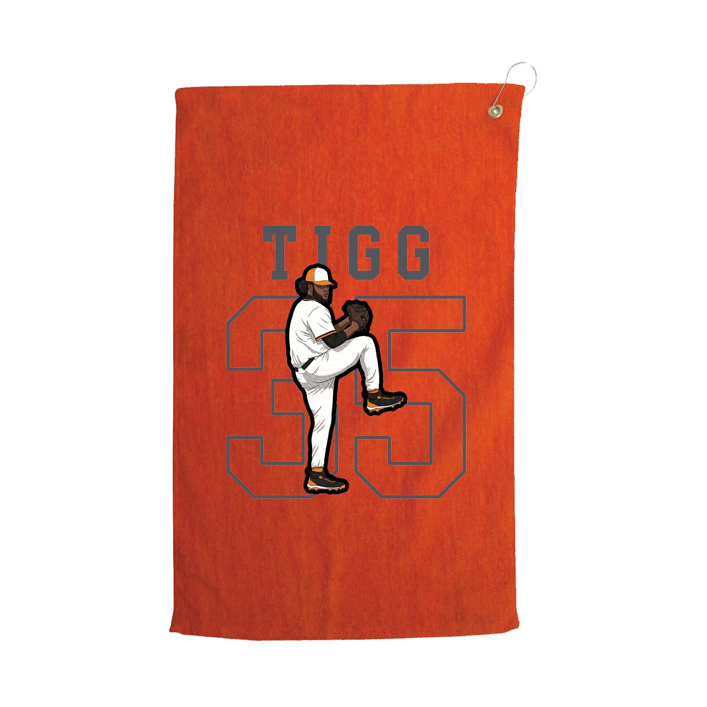 Golf Towel — Shirsey in Orange