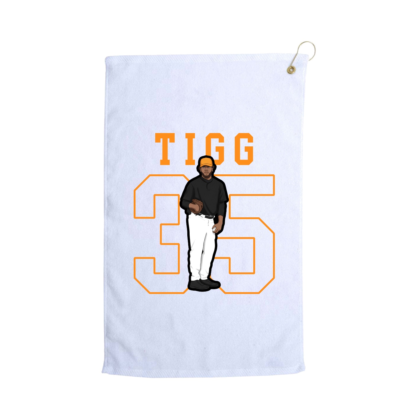 Golf Towel — Shirsey in White