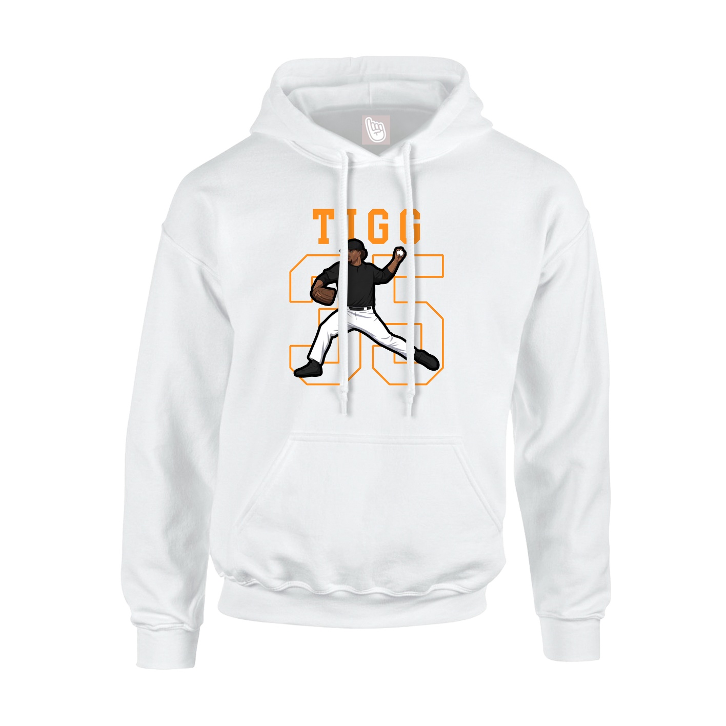 Hoodie — Shirsey in White