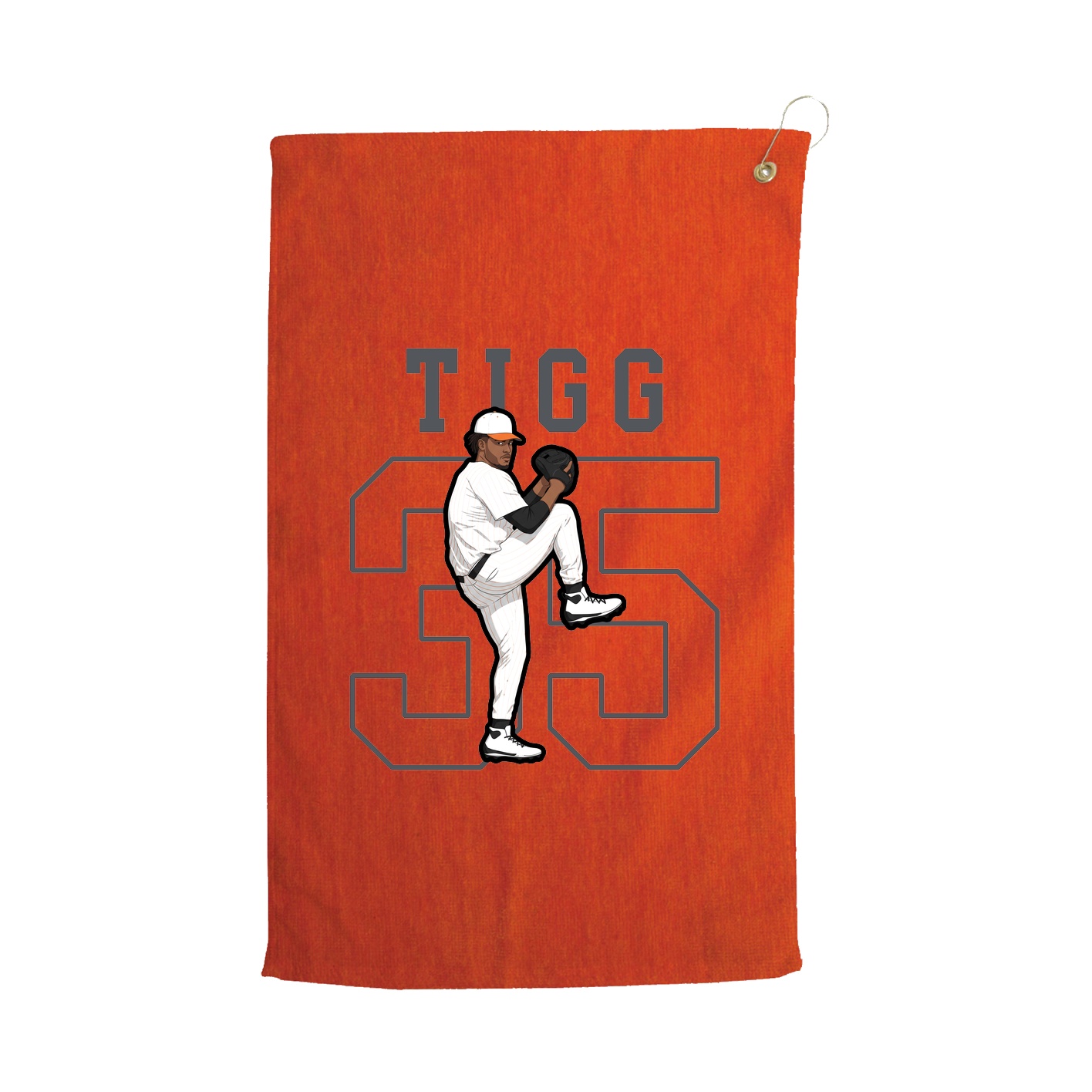 Golf Towel — Shirsey in Orange