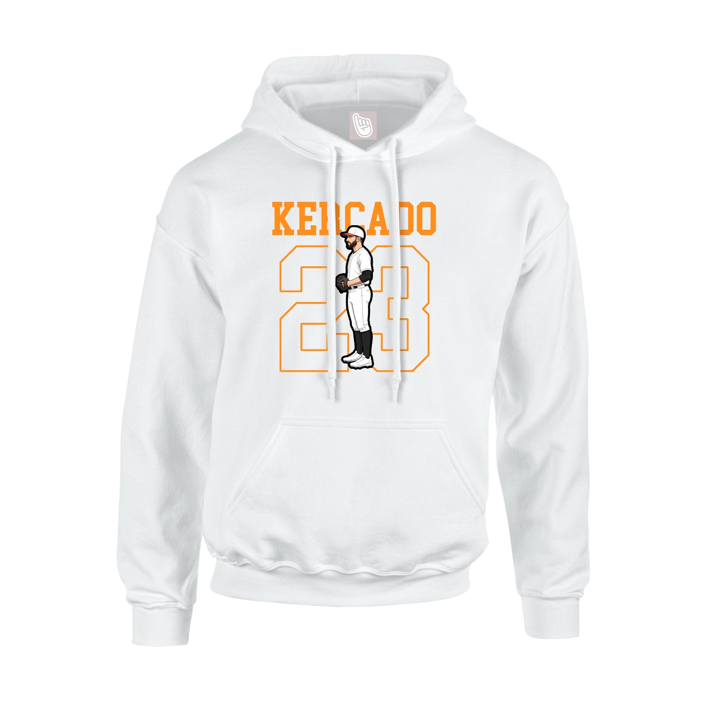 Hoodie — Shirsey in White