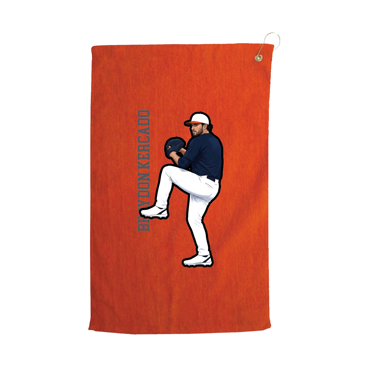 Golf Towel — Classic in Orange