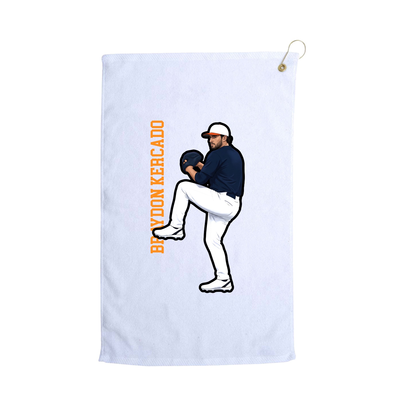 Golf Towel — Classic in White