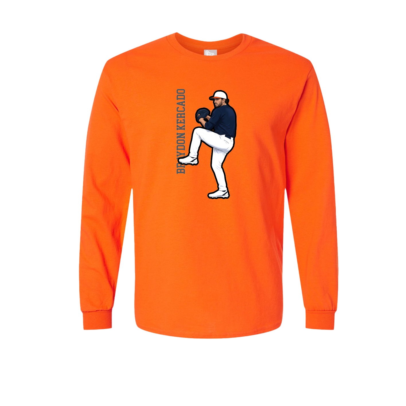 Long Sleeve Tee — Classic in Orange