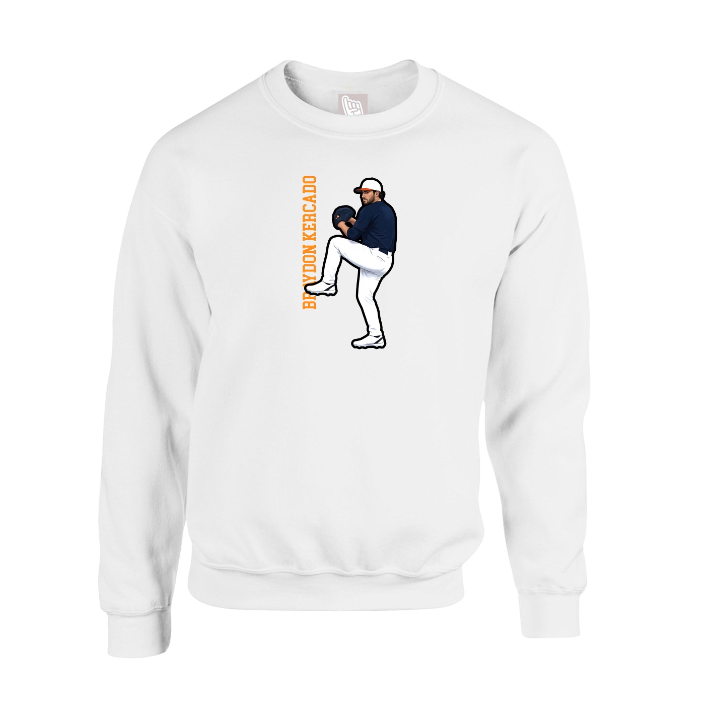 Fleece Crew — Classic in White