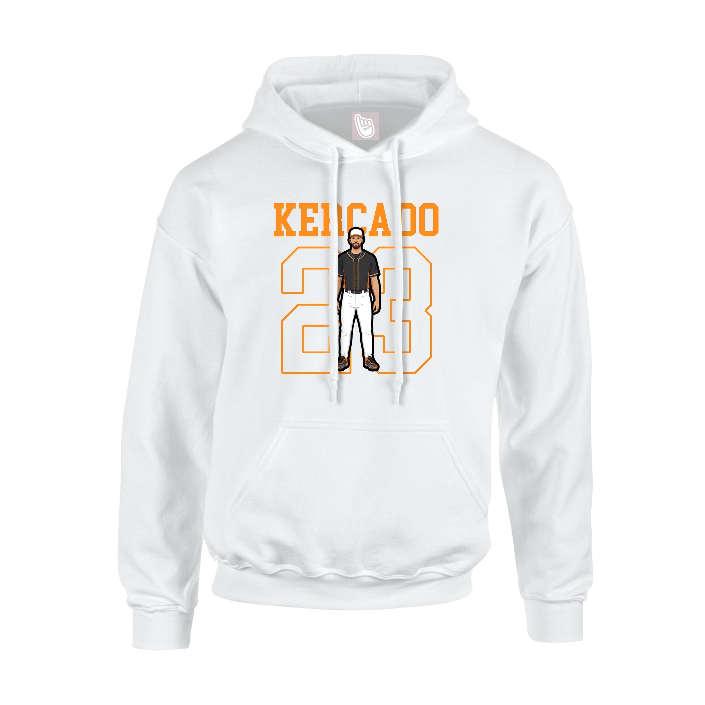 Hoodie — Shirsey in White