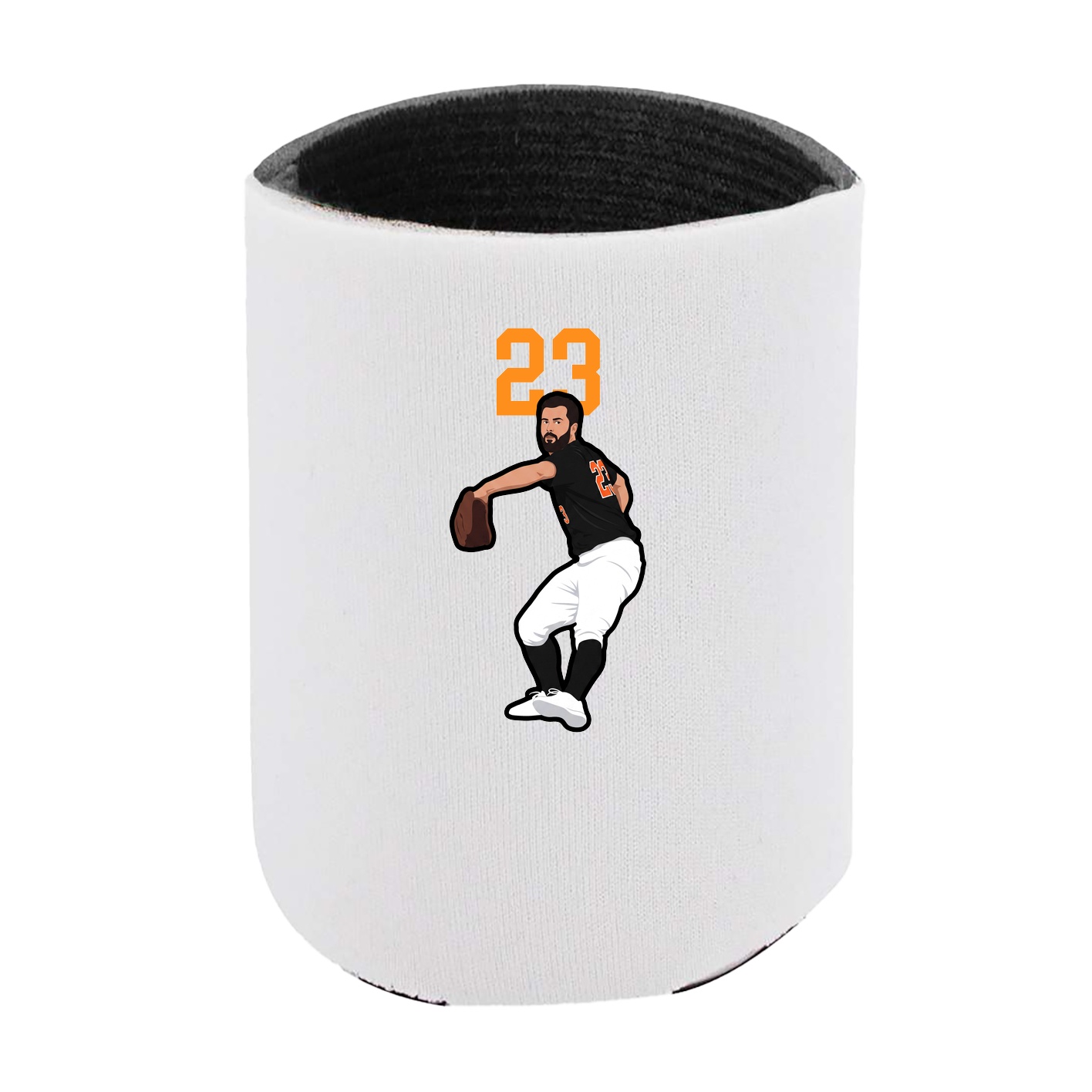 Can Holder — Number Top in White