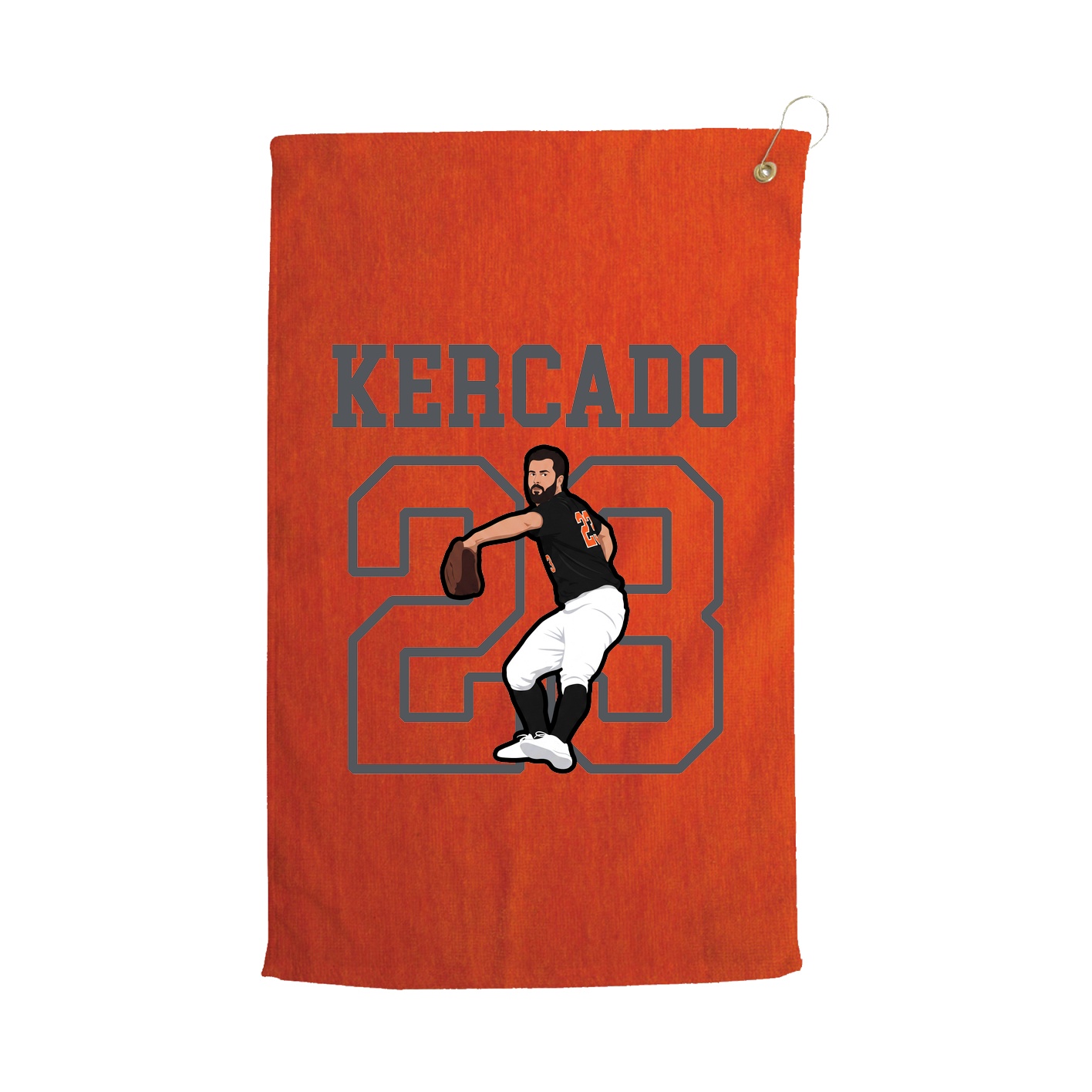 Golf Towel — Shirsey in Orange