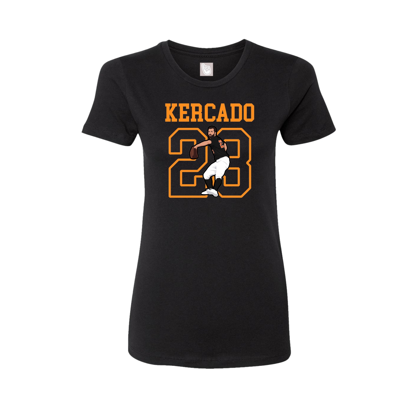 Fitted Women's Tee — Shirsey in Black