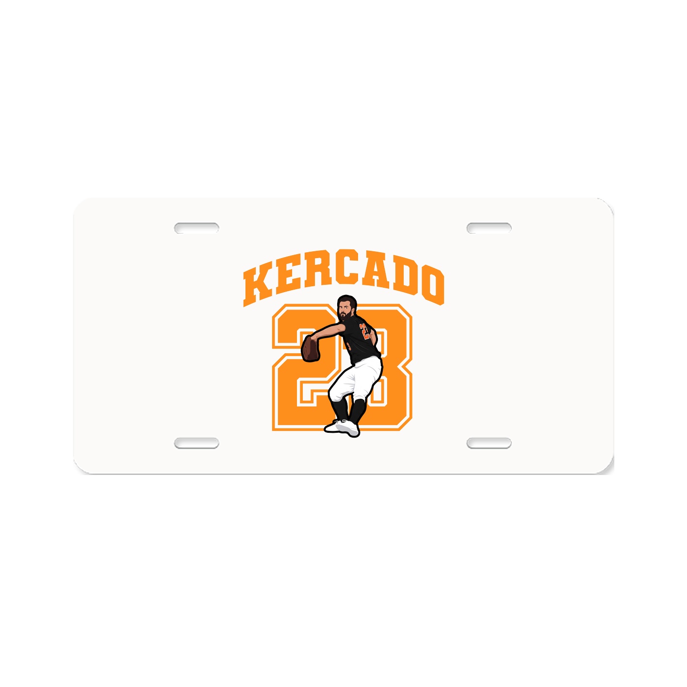 License Plate — Number in Classic