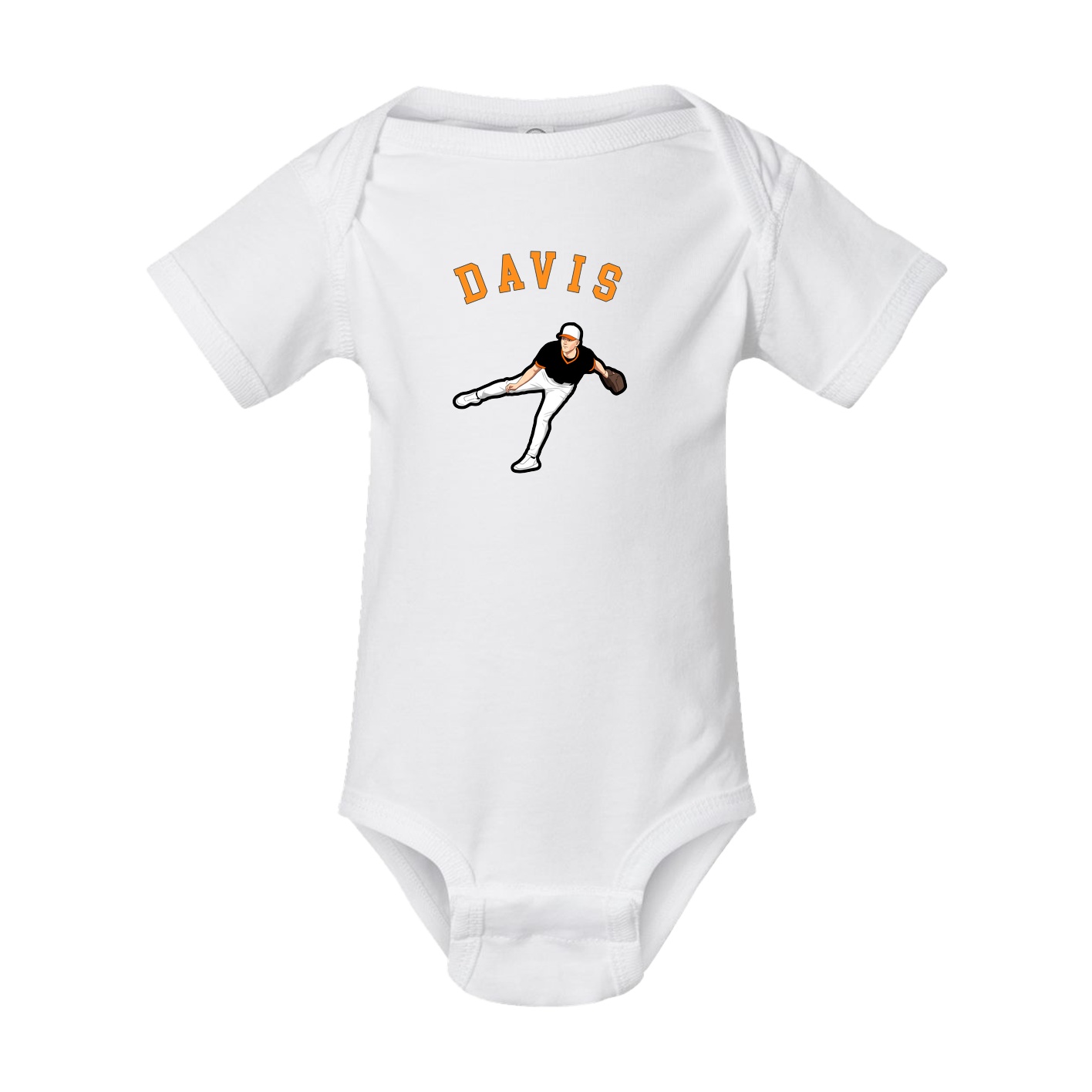 Baby Onesie — Shirsey Arch in White