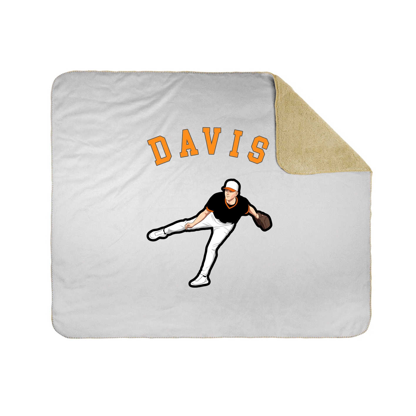Throw Blanket — Shirsey Arch in White