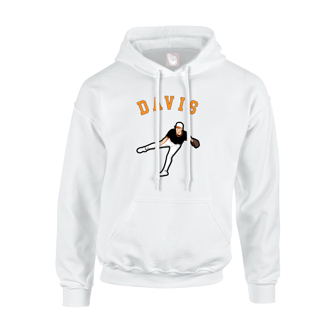 Youth Hoodie — Shirsey Arch in White