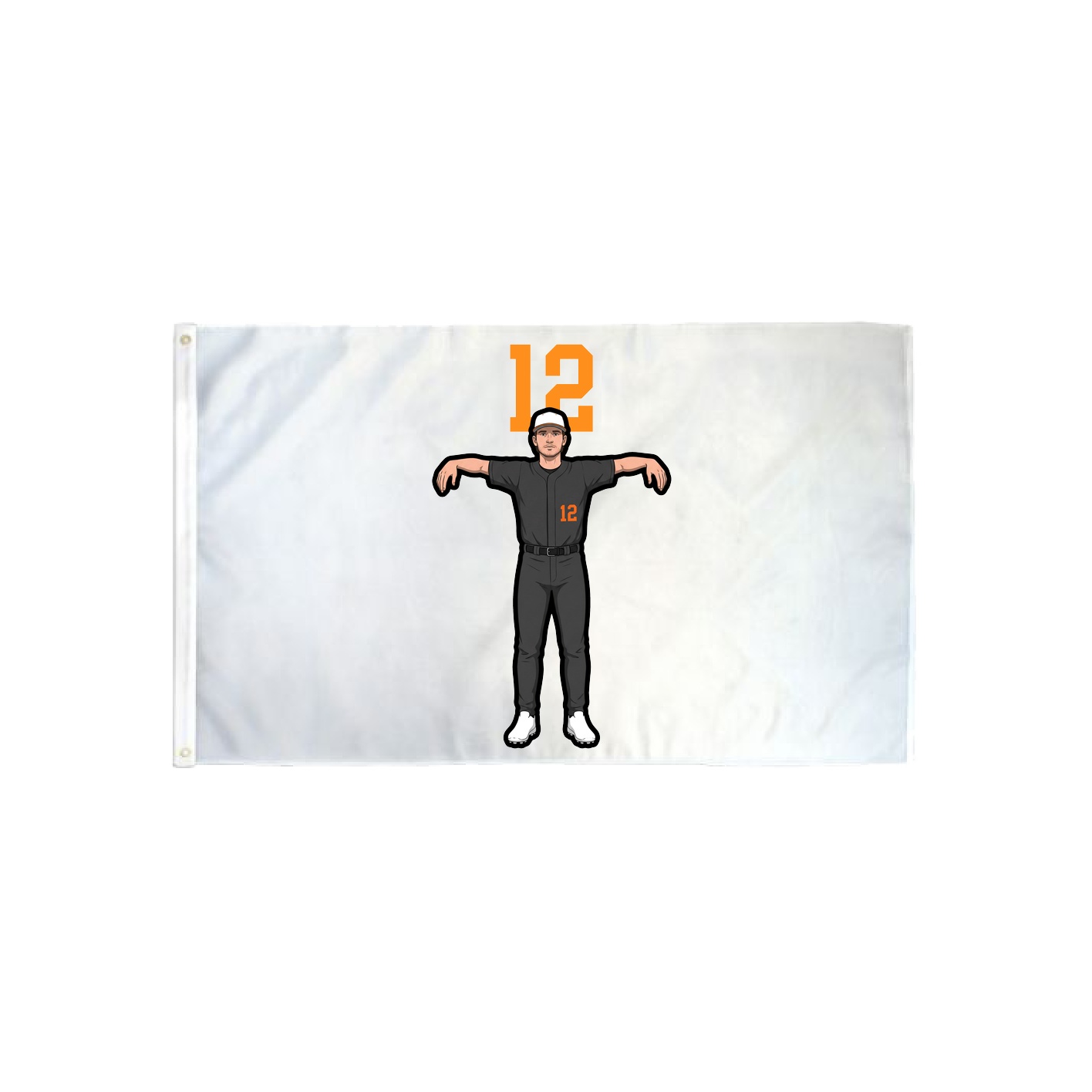 3x5 Flag — Number Top in Classic