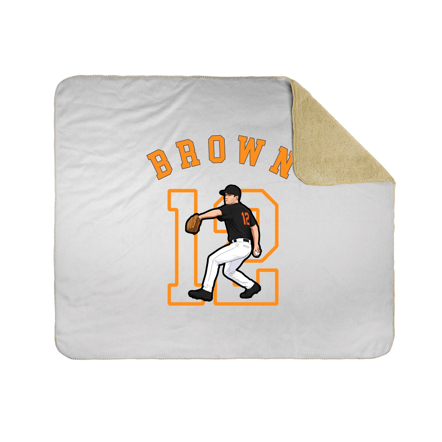 Throw Blanket — Shirsey Arch in White