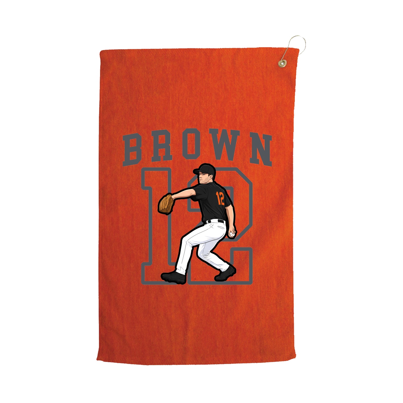 Golf Towel — Shirsey in Orange