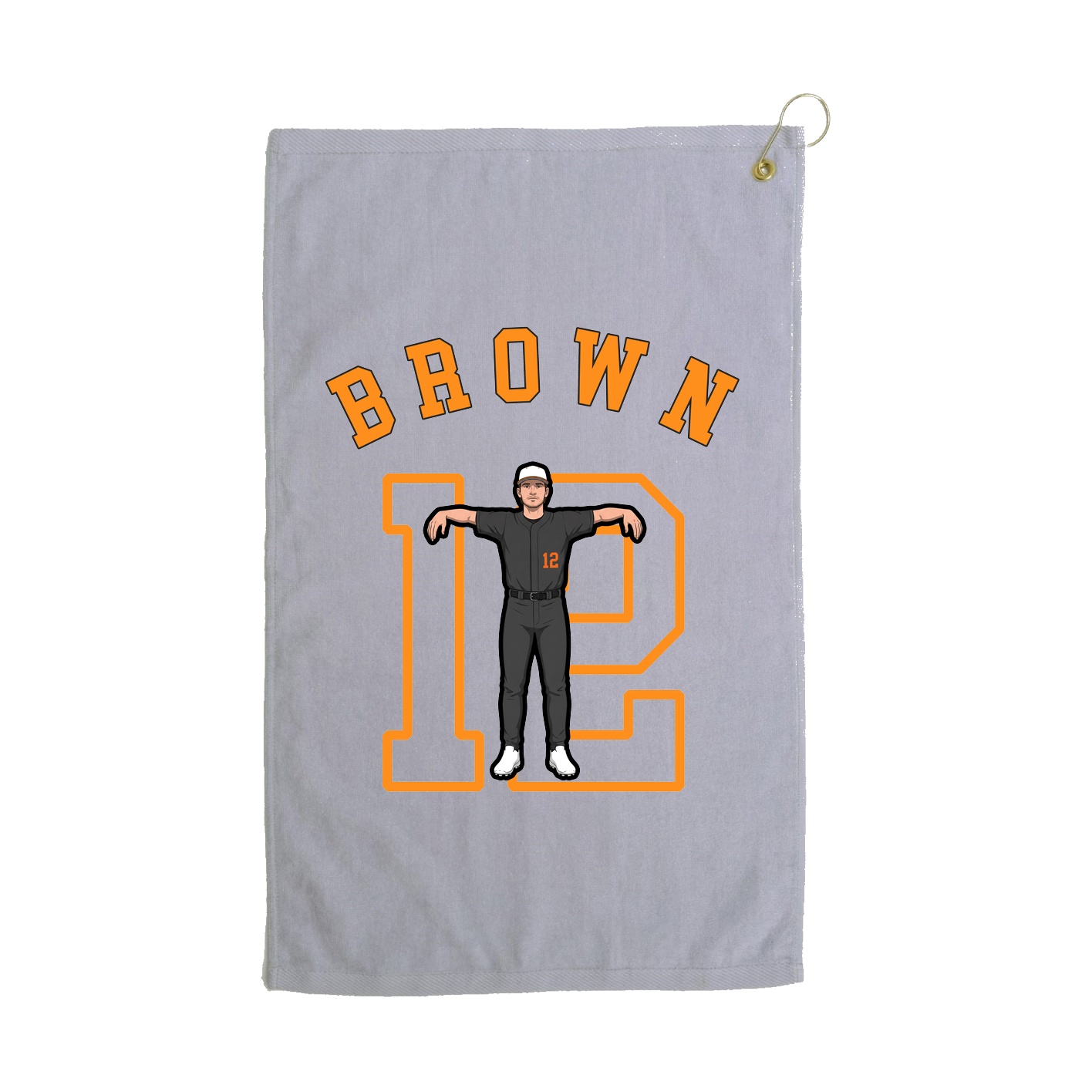 Golf Towel — Shirsey Arch in Grey