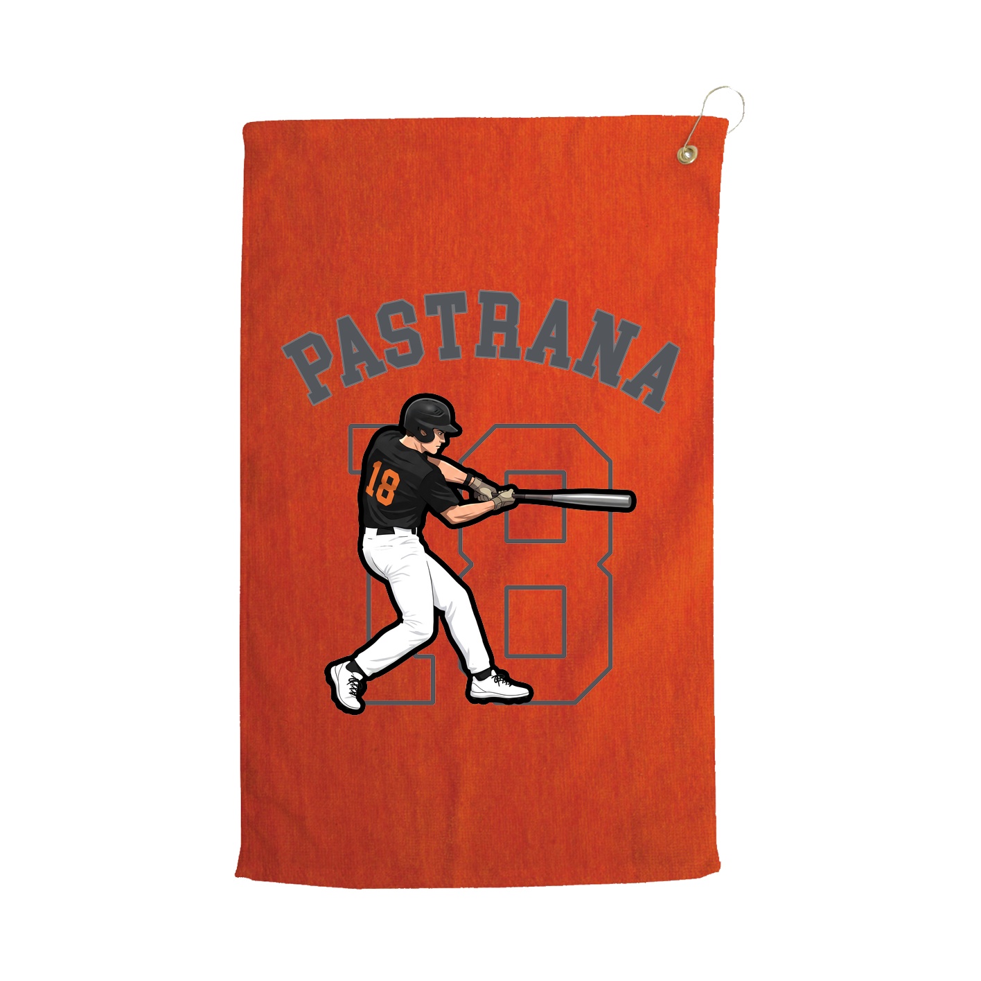 Golf Towel — Shirsey Arch in Orange