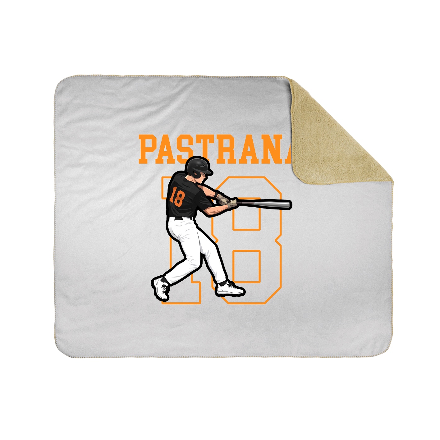 50x60 Sherpa Lined Throw Blanket