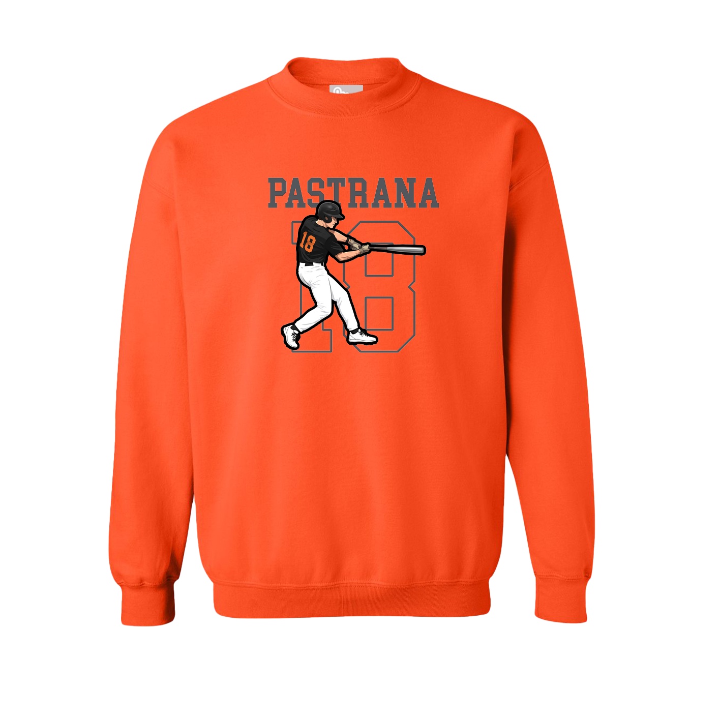 Fleece Crew — Shirsey in Orange