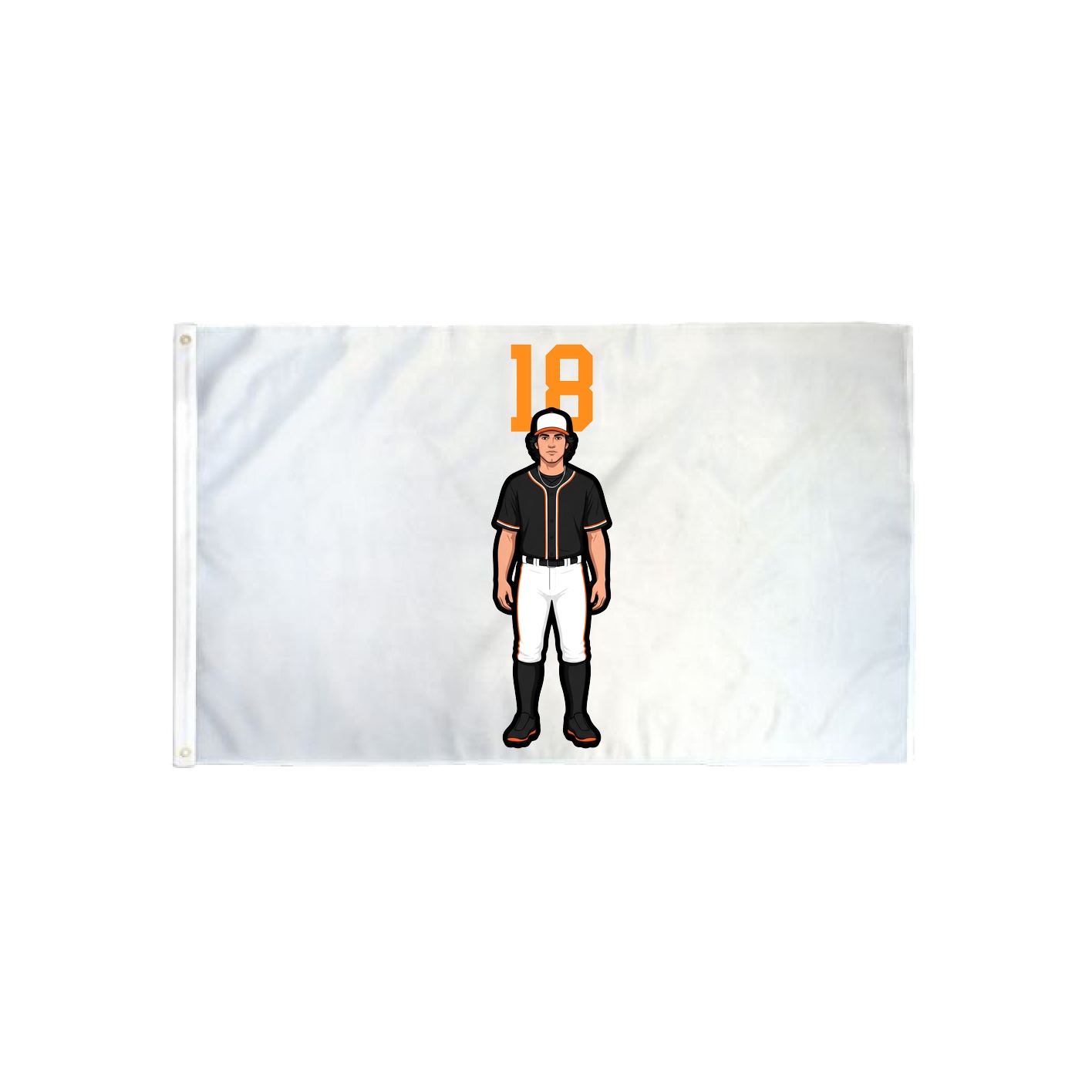3x5 Flag — Number Top in Classic