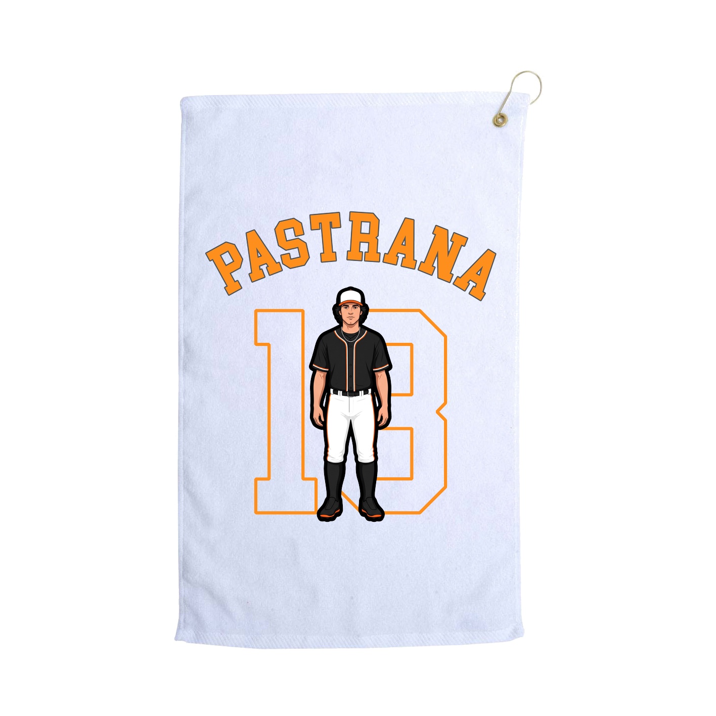 Golf Towel — Shirsey Arch in White