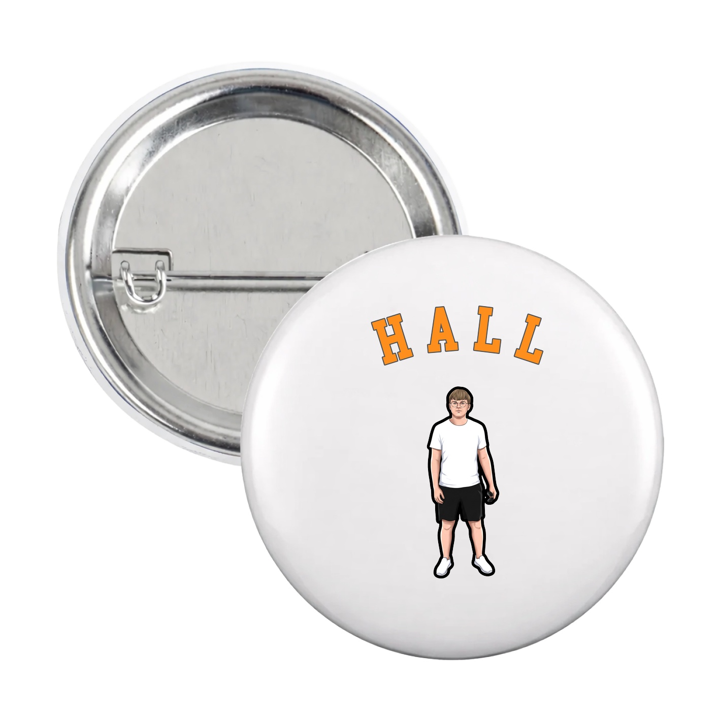 Game Day Button — Shirsey Arch in White
